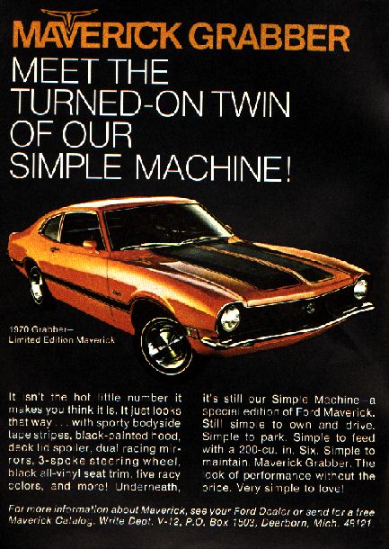 1970 Maverick Grabber Ford Times