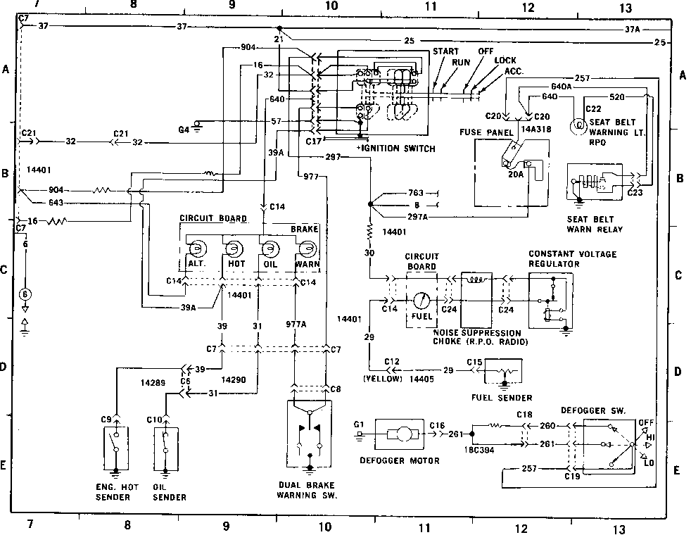 1973 Ford maverick wiring diagram #10