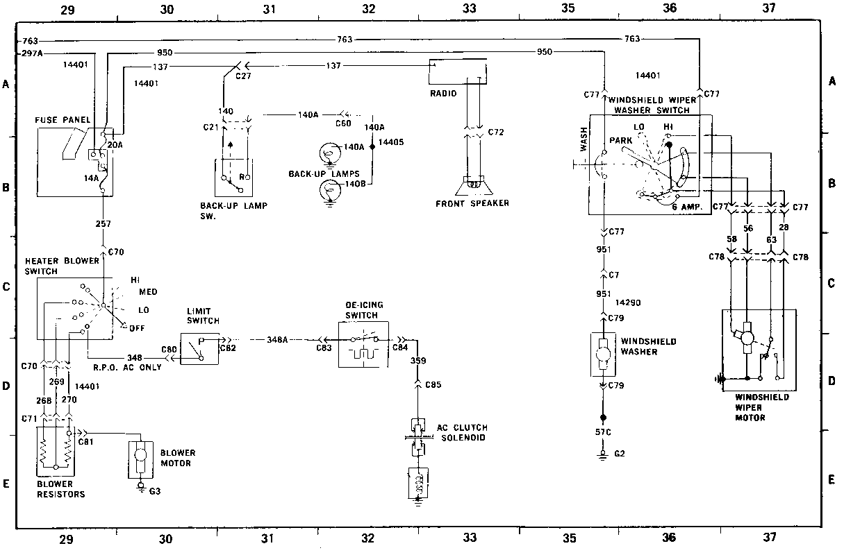 1970 Ford Maverick Wiring & Vacuum Diagrams