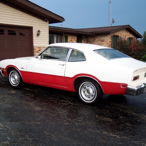 Maverick in driveway