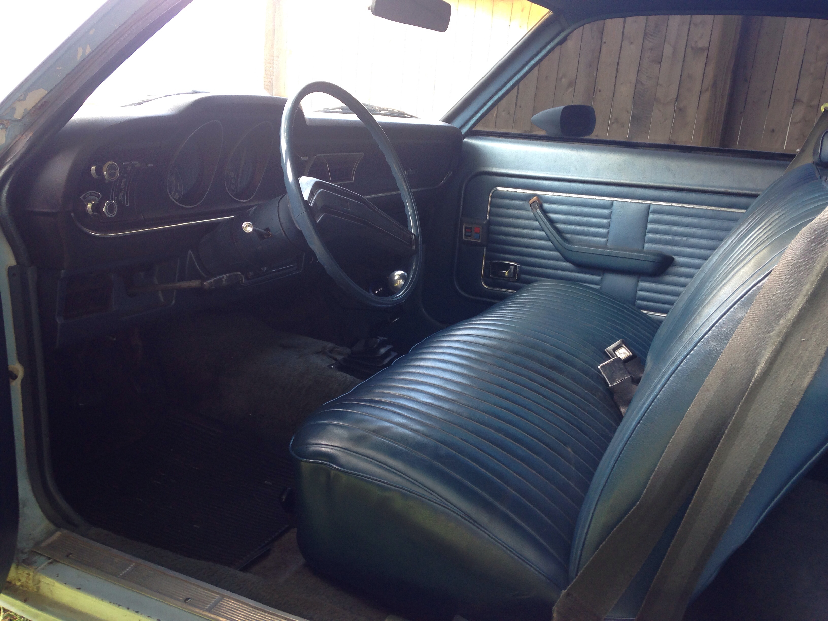 Interior shot after reassembled dash and cleaned up