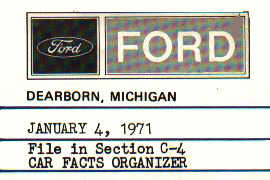 Press release dated Jan 4, 1971