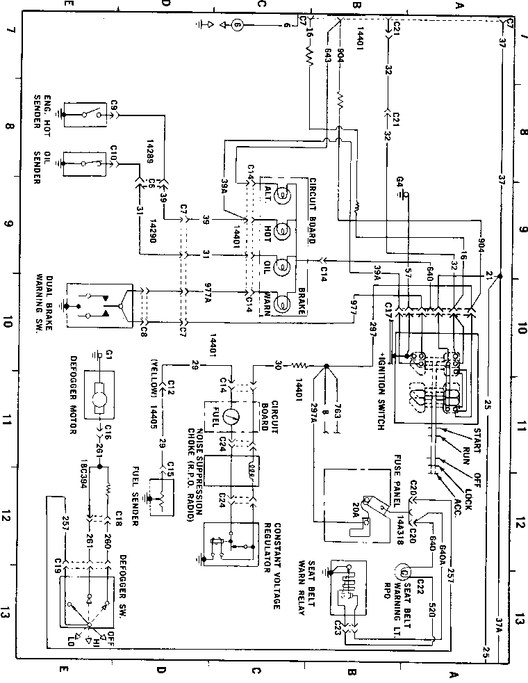 1973 Ford maverick wiring diagram #2