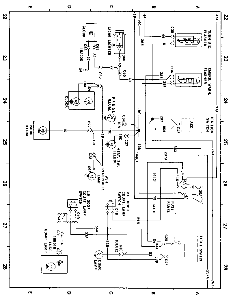 1974 Ford maverick wiring diagram