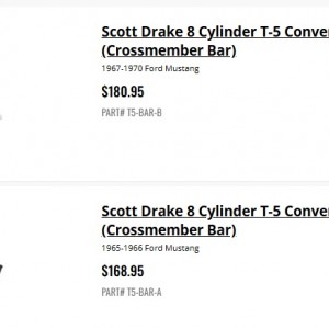 Crossmember bar