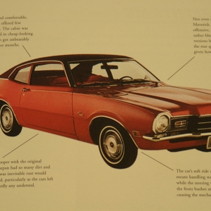 the Maverick a desperately ugly car!