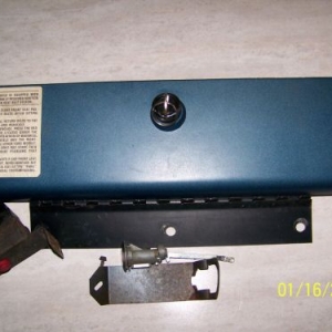 Seatbealt interlock instructions and switch