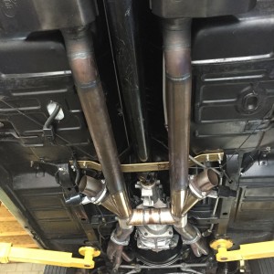 3" exhaust with electric cutouts