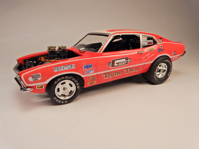 Jo-Han 1/25 Scale Maverick Built as Dyno Don's Car