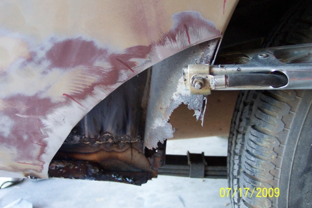 Rebuilding The Rusty Quarter Panel