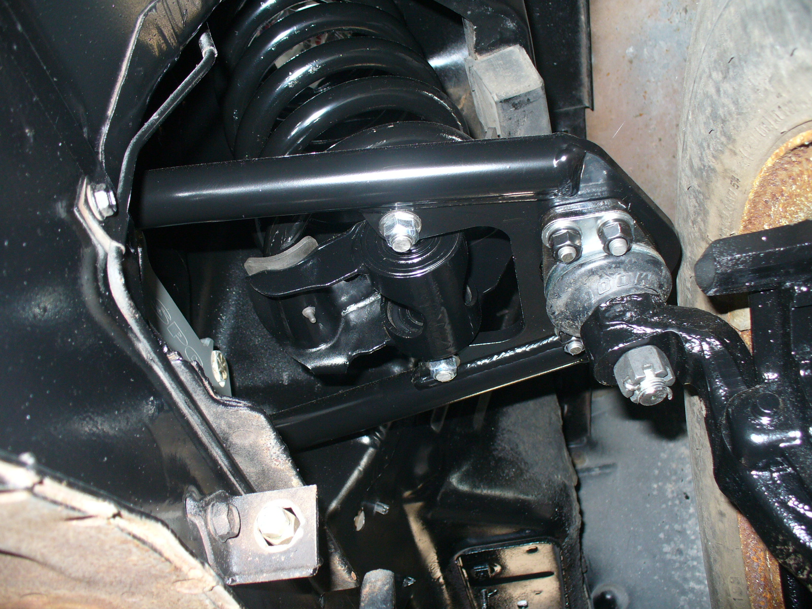 SPC Upper Control Arm and Opentracker Roller Spring Perches