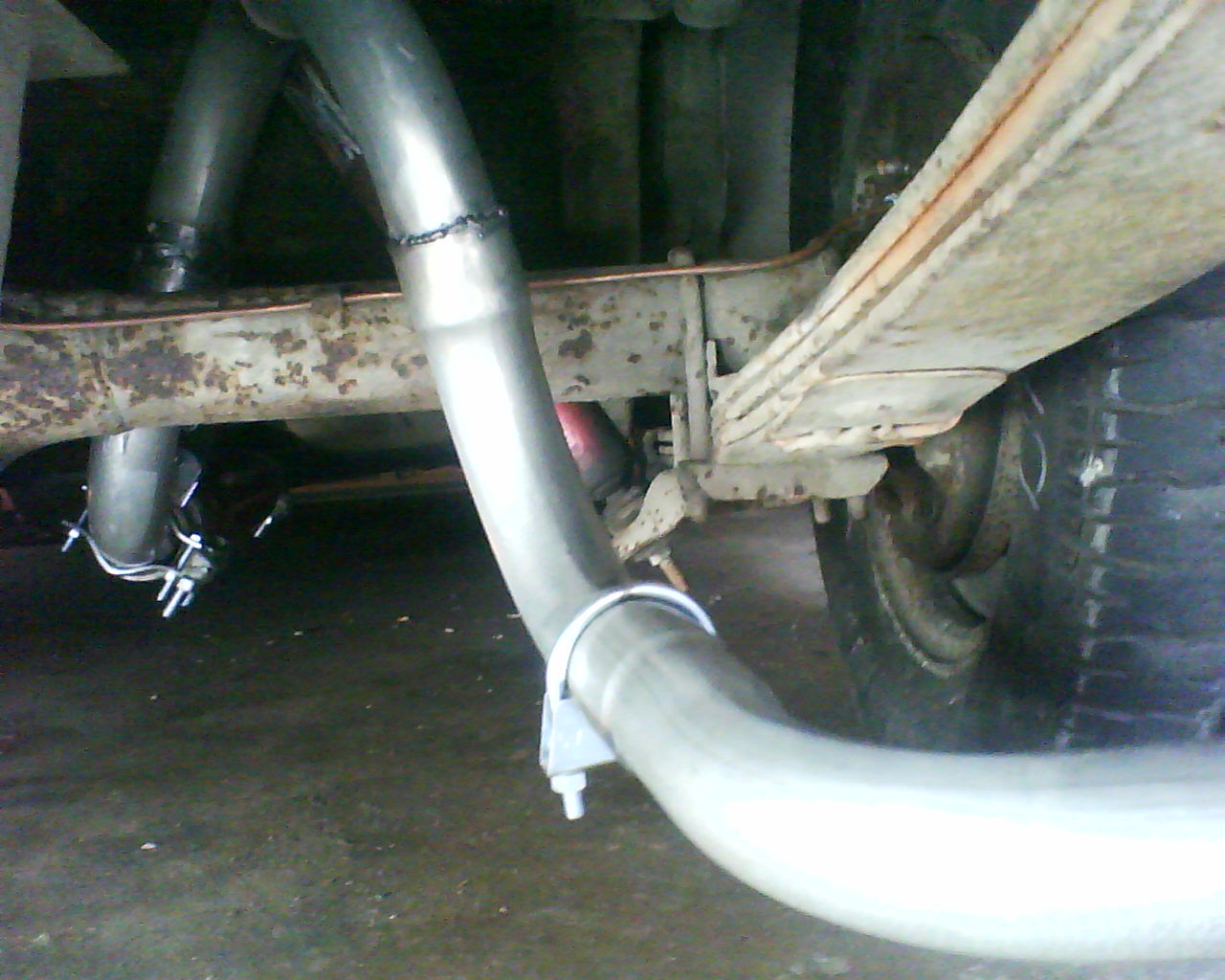 Welding And Mounting The Glasspack